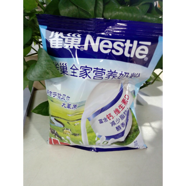 雀巢nestle全家营养甜奶粉320g袋装成人奶粉