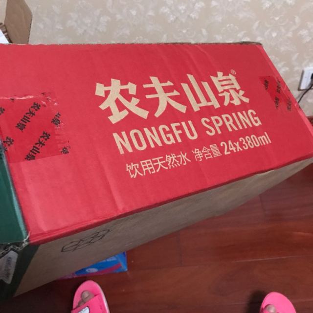 农夫山泉饮用天然水380ml24瓶整箱
