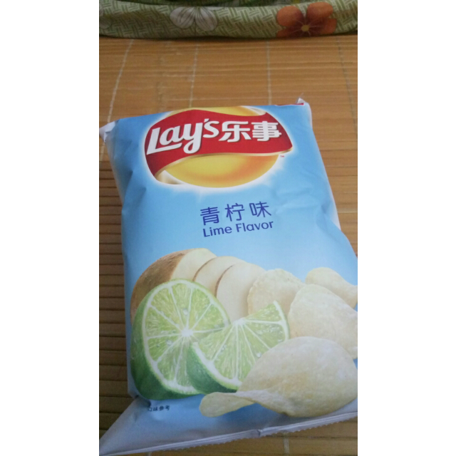 乐事lays薯片清新清爽青柠味70g袋装休闲零食增量装随机发货