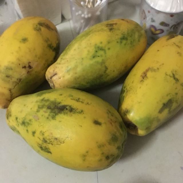 海南树上熟木瓜2个约450g/个新鲜水果商品评价 