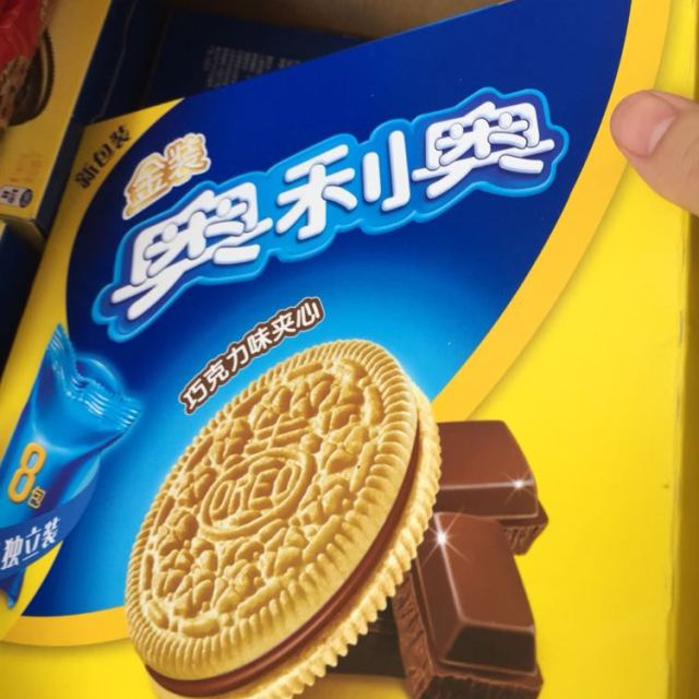 > 奥利奥(oreo) 夹心饼干 零食 金装巧克力味夹心388g商品评价 > 好好