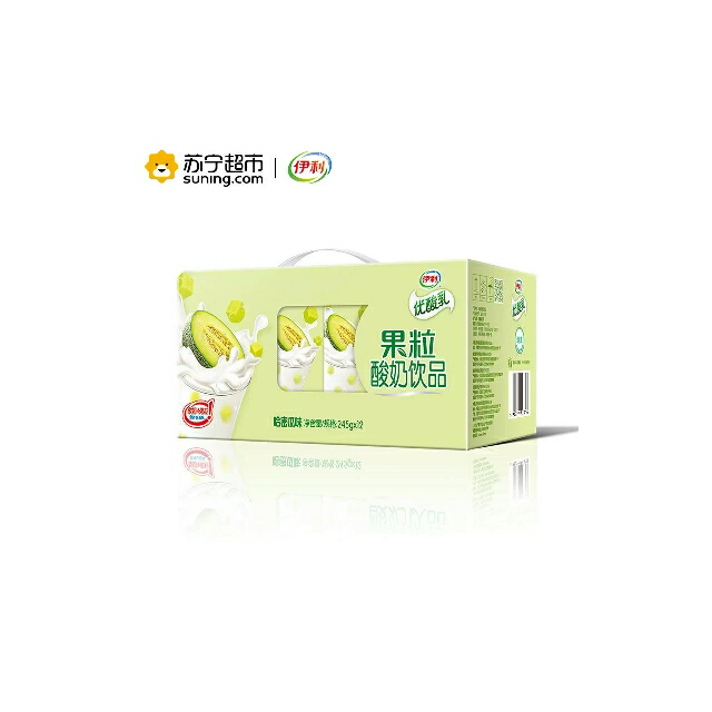 > 伊利 果粒优酸乳哈密瓜味245g*12/箱商品评价 > 挺好