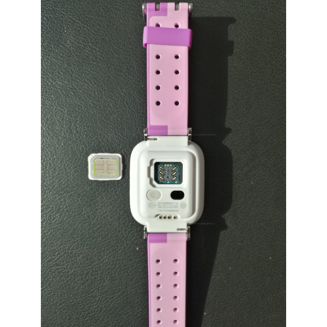 小天才y02 电话手表智能防水儿童手表 学生定位电话手环学习手机 紫色