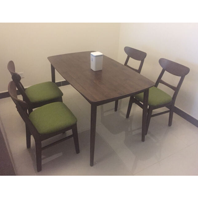 仟嘉恋餐桌实木餐桌四人餐桌北欧宜家风格餐桌餐椅套装饭桌子餐台全