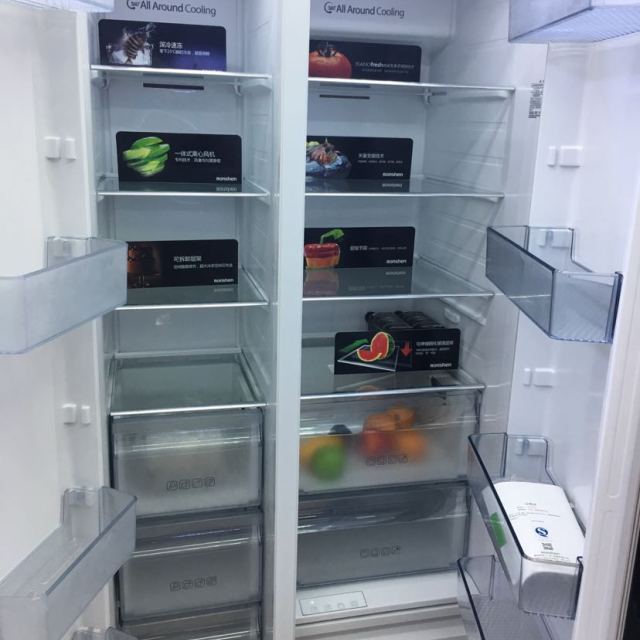 容声冰箱(ronshen) bcd-629wks1hpga 对开门冰箱 风冷无霜 矢量变频