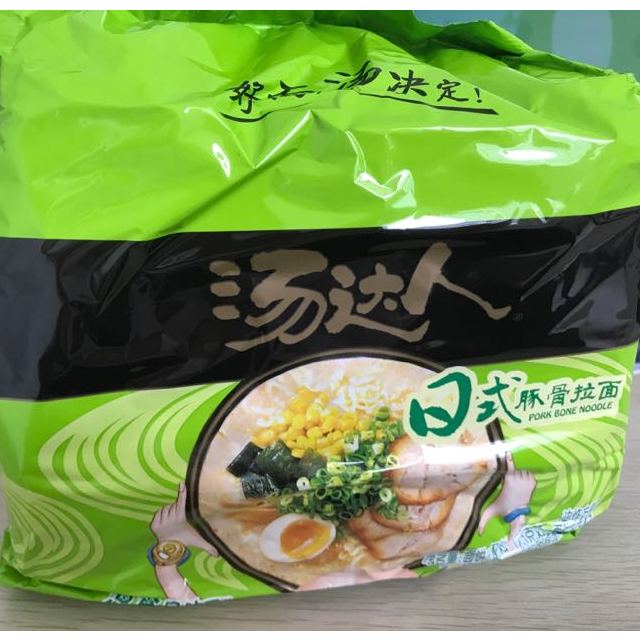 统一汤达人日式豚骨拉面方便面125g5袋