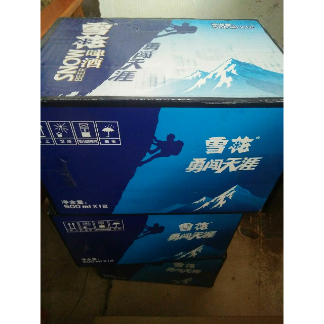 雪花啤酒勇闯天涯500ml12听整箱装