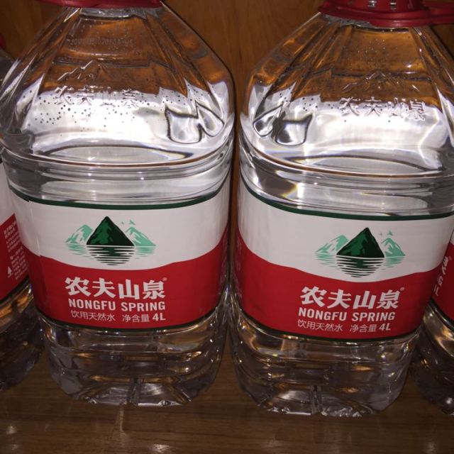 农夫山泉天然饮用水4l6整箱家庭用水桶装