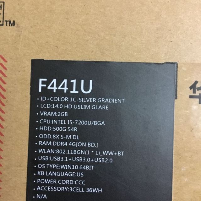 华硕asusf441uv14英寸笔记本电脑i572004g500g920mx2g独显银色