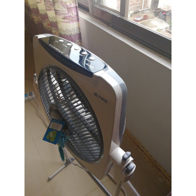 艾美特鸿运扇 转页扇fbw09rs家用落地式遥控电风扇 超微风落地扇评价