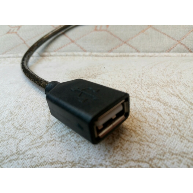 优越者(unitek) 汽车音响u盘转接头车载mp3转接线 mini usb连接线t型