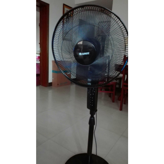 格力(gree) 电风扇 fd-4012-wg 机械落地扇智能定时3档风速全铜电机