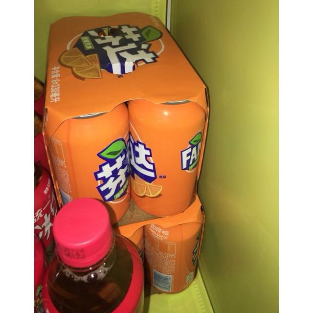 芬达 橙味汽水330ml*6听 6连包装 (新老包装随机发货)可口可乐荣誉