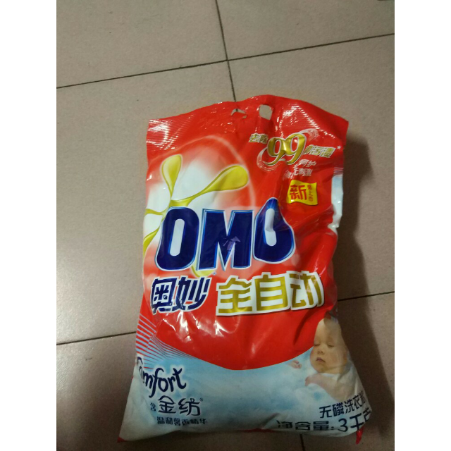 奥妙(omo)全自动含金纺温和馨香精华无磷洗衣粉3kg【联合利华】