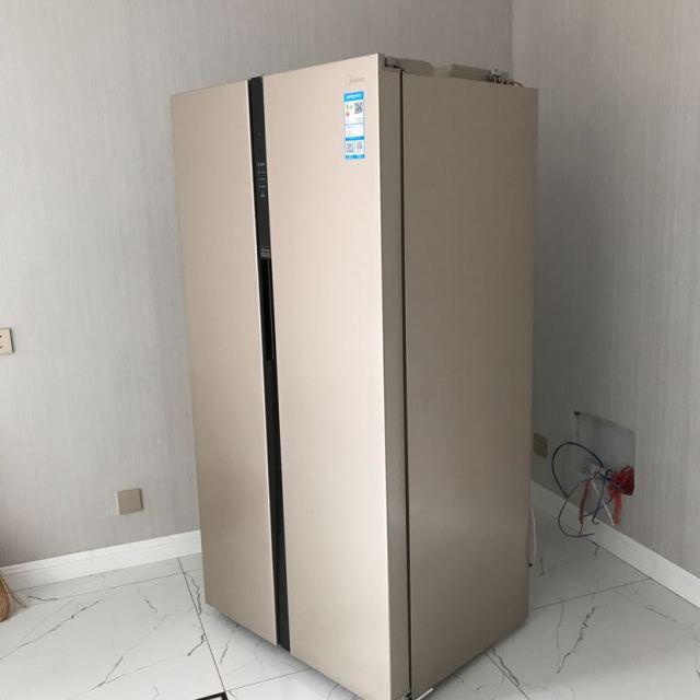 美的(midea)bcd-535wkzm(e) 535升 对开门电冰箱 智能操控 风冷无霜