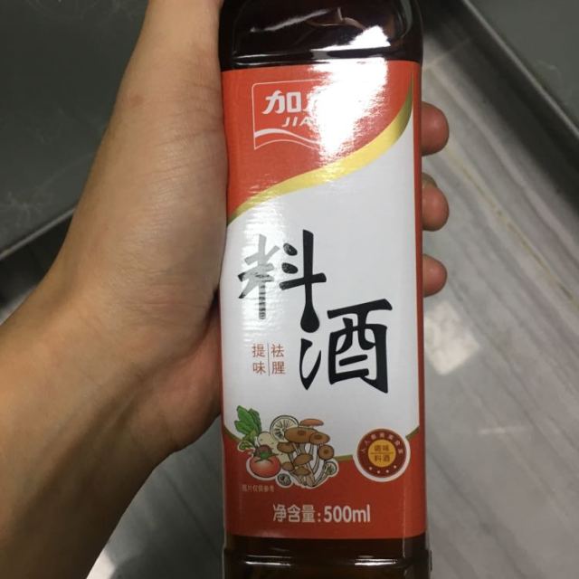 加加料酒500ml瓶炒菜红烧腌制祛腥提味酒香浓郁厨房调味加加出品