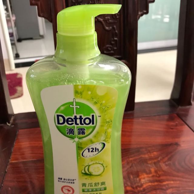 滴露dettol青瓜舒爽健康沐浴露650g