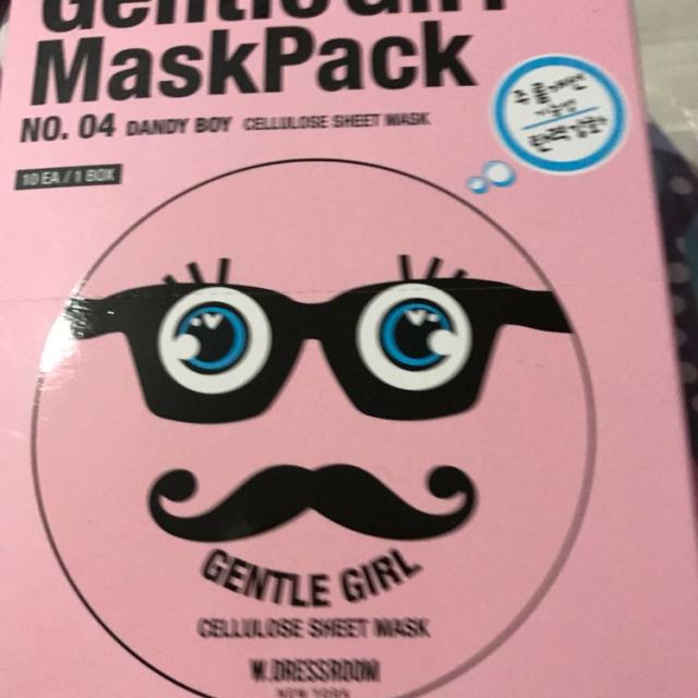 【面膜节满188减100】snp 绅士欧巴抗皱面膜10片淡化