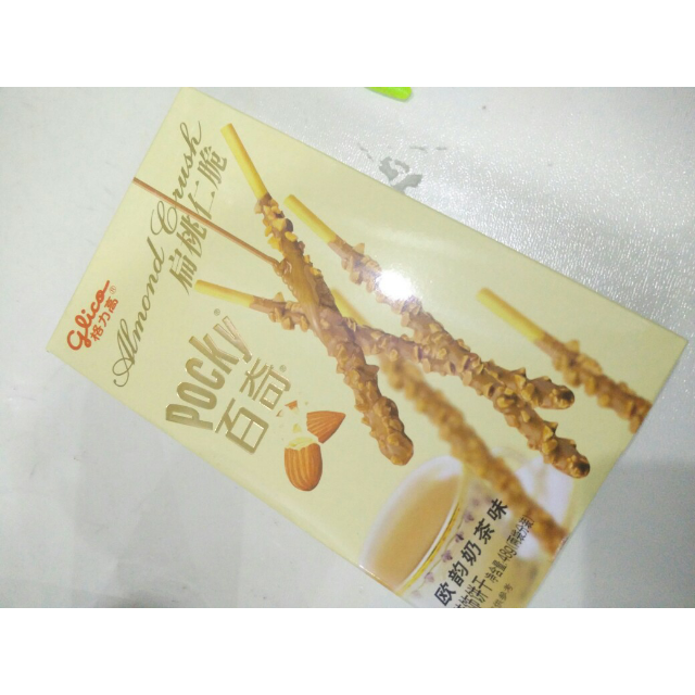 格力高 扁桃仁脆百奇(欧韵奶茶味)48g/盒评价【怎么样 好不好 多少钱