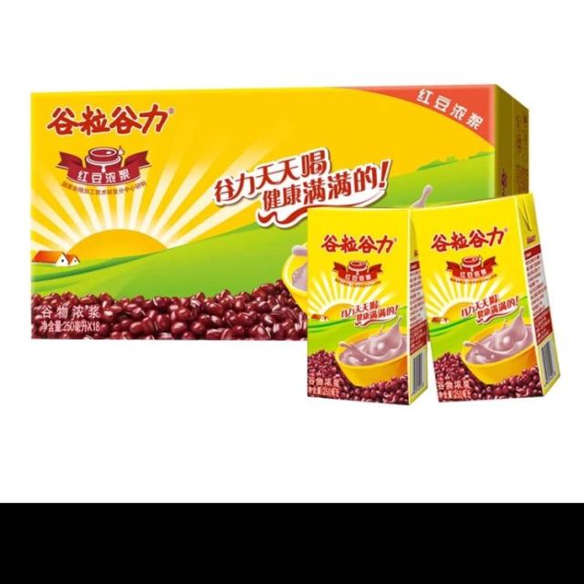 > 谷粒谷力谷物浓浆红豆谷物饮品 18*250ml/箱商品评价 > 价格实惠