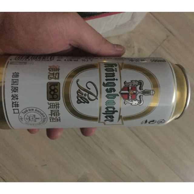 德国原装进口 德冠1689黄啤500ml*24听 整箱进口啤酒味道有点苦,不过