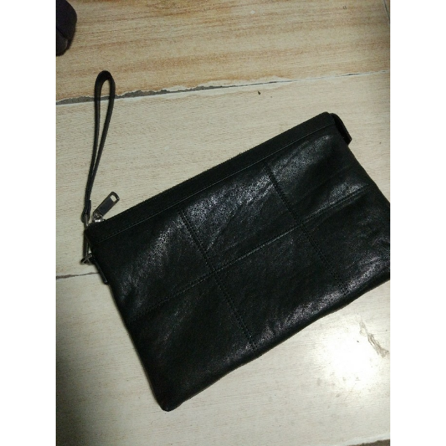 大容量手拿包男士潮牛皮手抓包商务休闲信封包男包男士手拿包东西不错