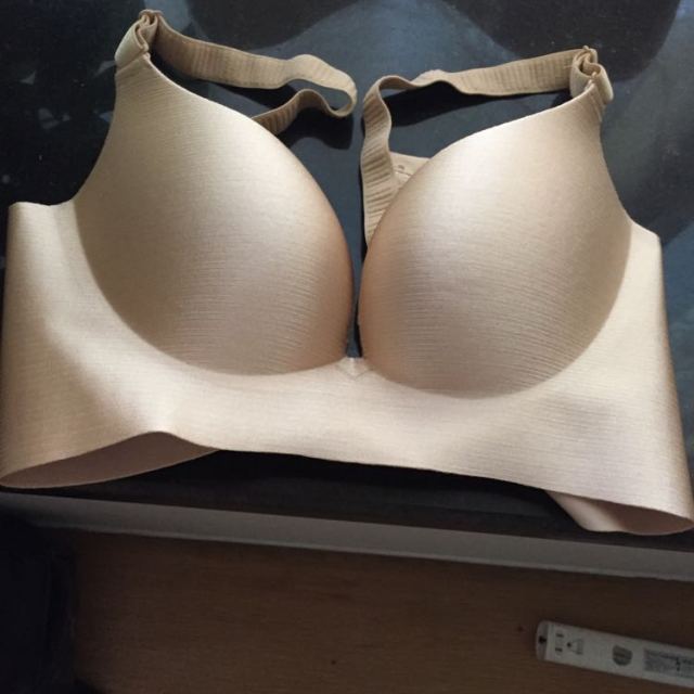 无钢圈文胸夏薄款小胸聚拢胸罩调整型性感拉丝女士一片式无痕内衣 80c