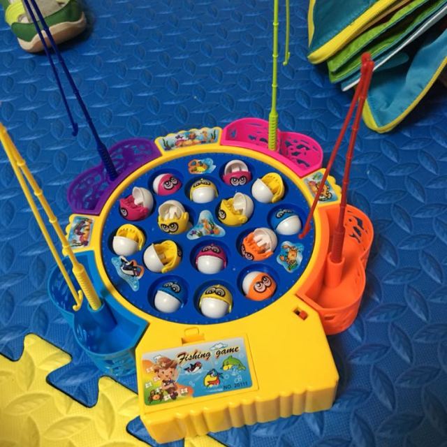 > 儿童磁性钓鱼玩具可充电版大号宝宝早教益智电动钓鱼机鱼池商品评价
