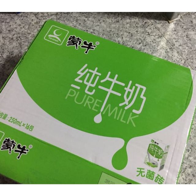 > 蒙牛 純牛奶pure milk 250ml*16包商品評價 > 日期很新鮮,價格比超.