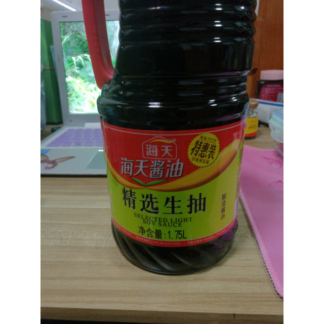 海天精选生抽175l酿造酱油火锅蘸料炒菜点蘸海天出品