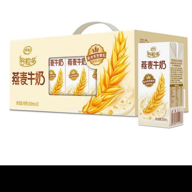 > 伊利谷粒多燕麦牛奶12*200ml商品评价 > 味道很好