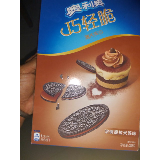 奥利奥(oreo 夹心饼干 零食 巧轻脆薄片浓情提拉米苏味285g商品