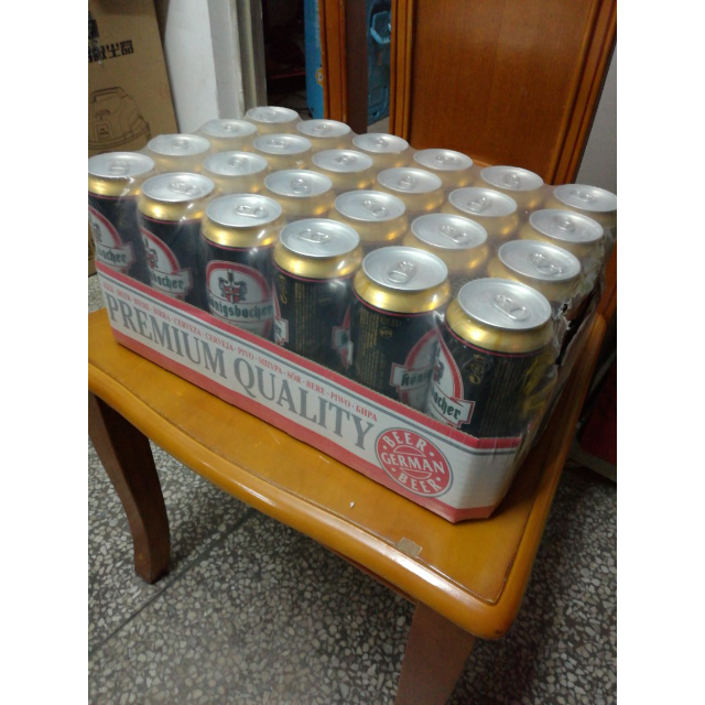 德国原装进口 德冠1689黑啤酒500ml*24听 整箱