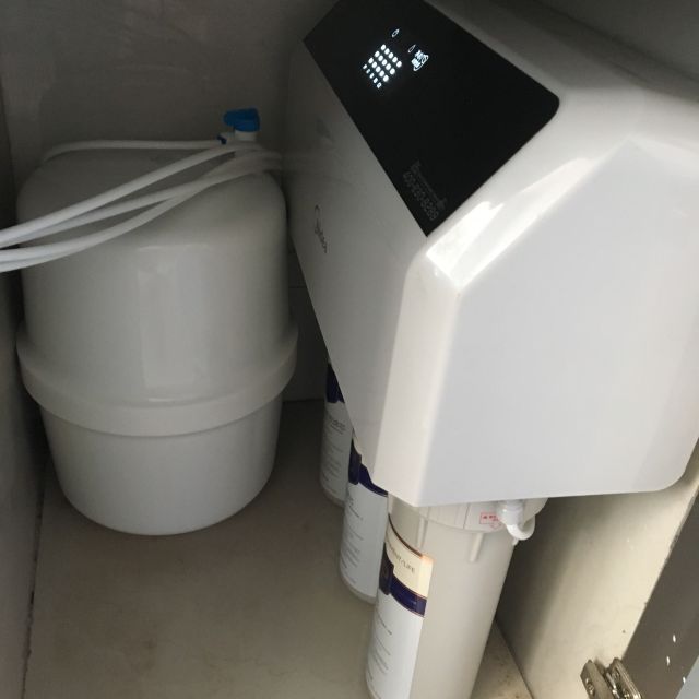 美的(midea)家用直饮厨房净水器mrc1683b-50g高端双出水直饮机自来水