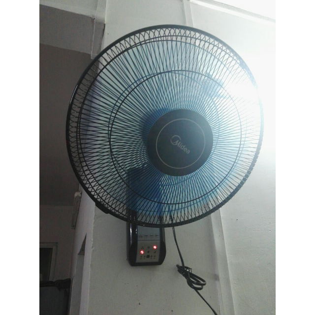 美的midea壁扇fw4011ar家用遥控电风扇挂墙壁遥控版台式电扇摇头其他