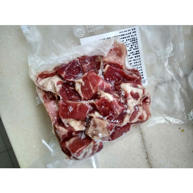 【苏宁生鲜】恒都澳洲牛腩块500g 恒都牛肉牛腩块大小适中,肉质-苏宁