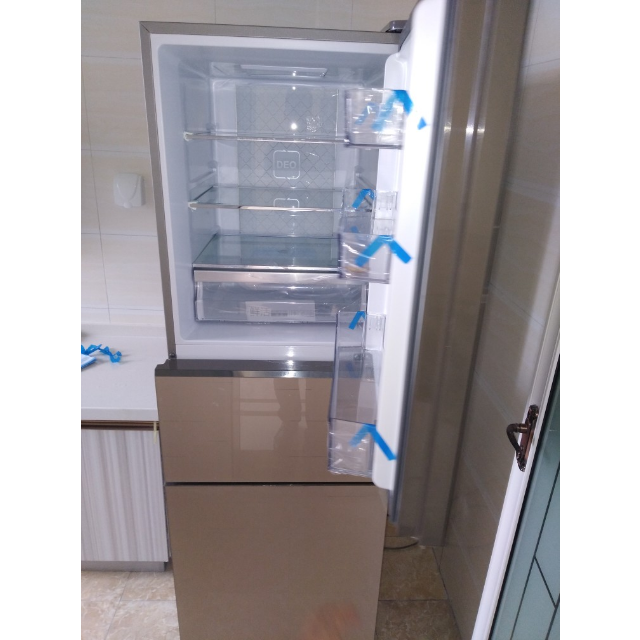 海尔(haier)bcd-260wdcn260升干湿分储三门风冷无霜变频冰箱家用一级