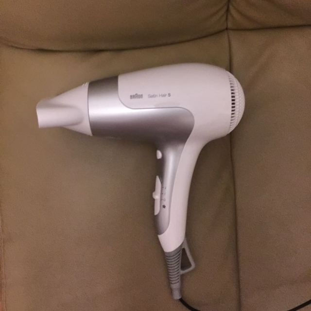 博朗braun吹风机hd580负离子红外线加热大功率美发工具