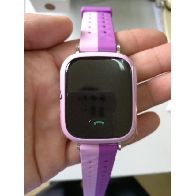 小天才y02 电话手表智能防水儿童手表 学生定位电话手环学习手机 紫色