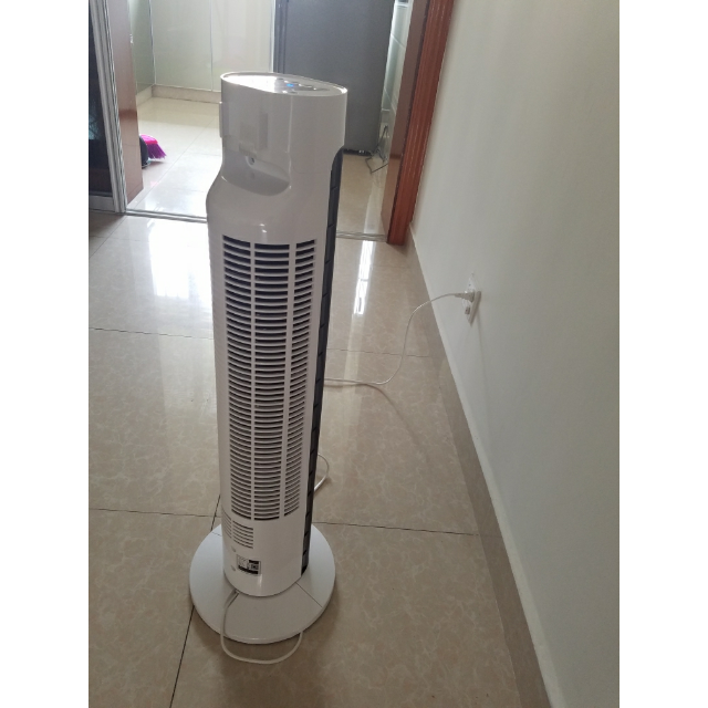 美的塔扇fz1017br遥控落地家用电风扇台式无叶静音立式壁扇轻奢