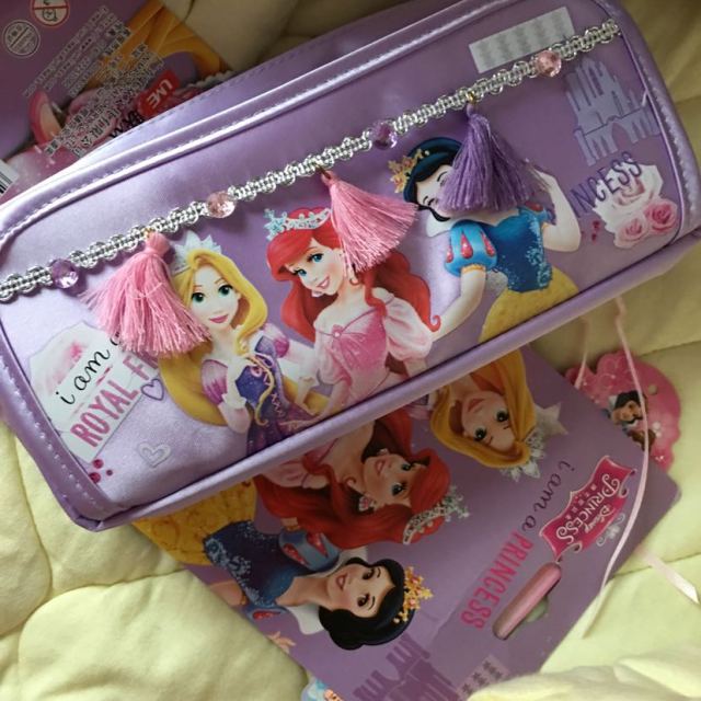 > 迪士尼白雪公主儿童笔袋小学生文具铅笔袋大容量韩版简约文具盒p6