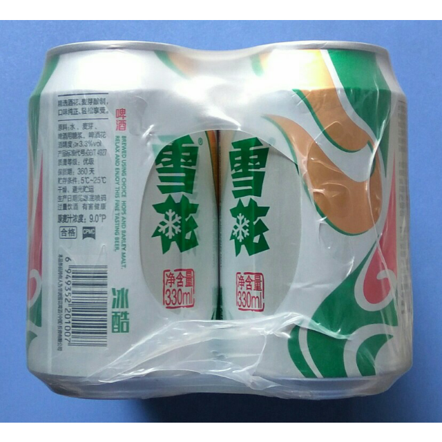 雪花啤酒 冰酷330ml*6罐啤酒口味純正,價位合適,-蘇寧易購