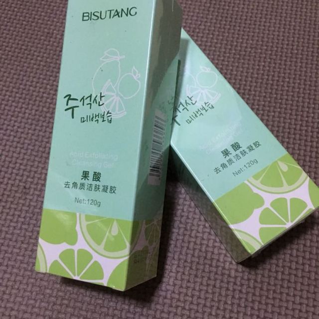 碧素堂(bisutang)果酸去角质洁肤凝胶120g瓶温和不刺激去死皮男女通用