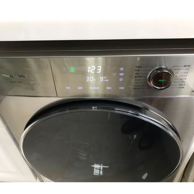 松下(panasonic)xqg90-s9355 9公斤全自动洗衣机滚筒洗衣机 节能变频