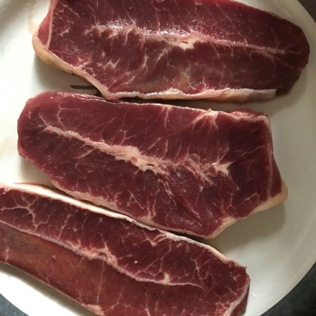 > 【苏宁生鲜】 澳洲谷饲小公牛牡蛎牛排200g(3片) 牛排 精选肉类商品