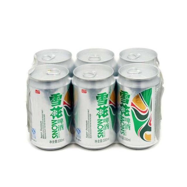 雪花啤酒(snowbeer)六连包冰酷 330ml*6听/组(新老包装随机发货)