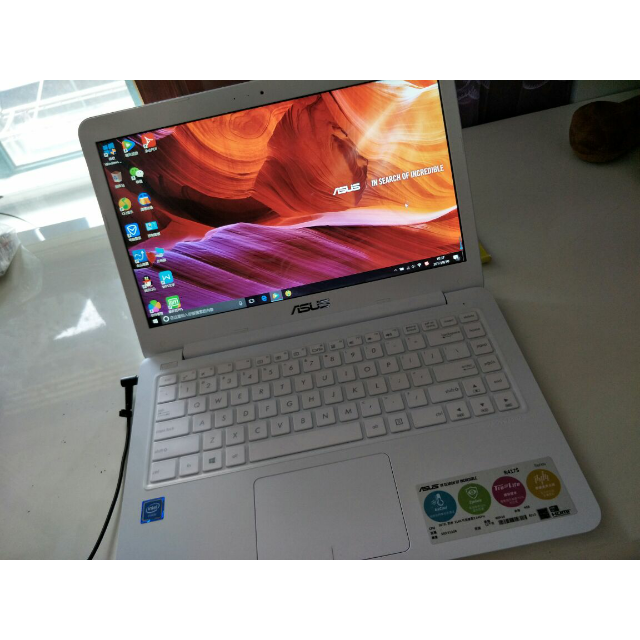 华硕(asus) r417sa3160 14英寸轻薄笔记本电脑 (n3160 4g 512g固态