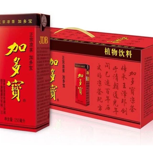 加多宝凉茶盒装饮料250mlx16