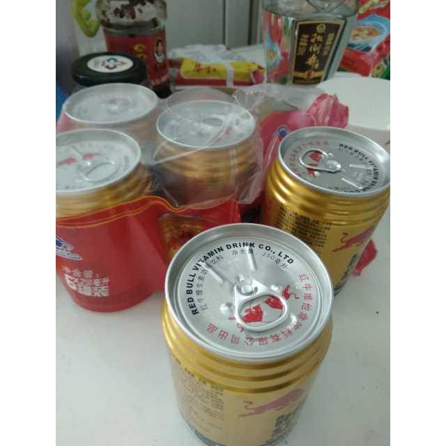 红牛维生素功能饮料(原味型)250ml*6 六罐装高清大图|实物图