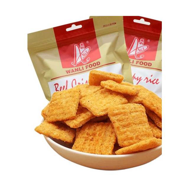 万利小米锅巴牛肉味10袋装 办公休闲零食万利锅巴膨化食品138g*10包